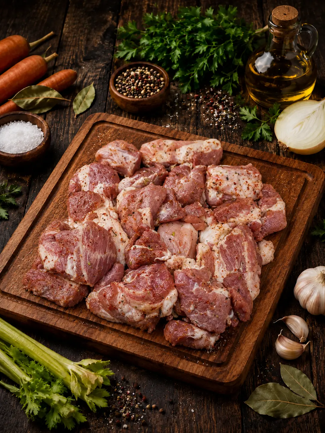 Шашлык из шейки свинины